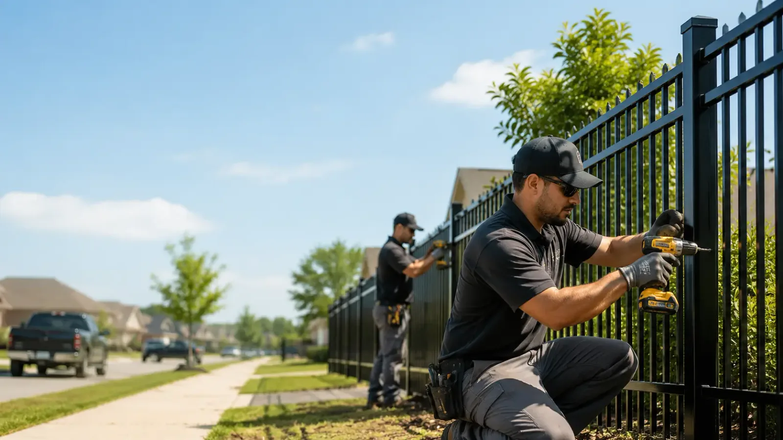 Metal Fence Installation in Moody, TX